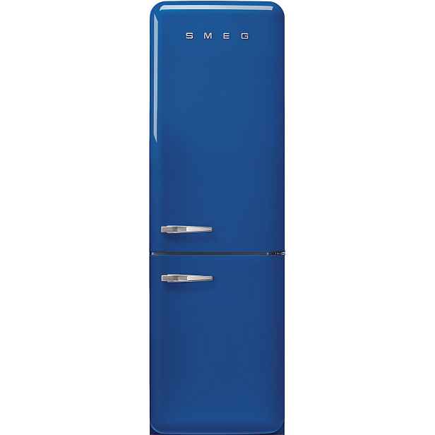 Smeg SMEG 50's RS kombinovaná lednice s mrazákem dole 234l/97l otv.pravé 196x60 cm tmavě modrá FAB32RBE6
