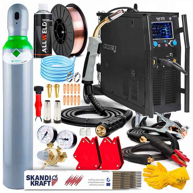 Svařovací Stroj Migomat Spartus Easy Mig 375 Mma Tig 400V 350A Synergie Igbt 4R