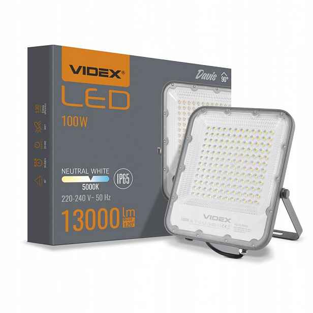 Videx Led zářič 100W 13000 lm IP65 i605_VL-F2-1005G