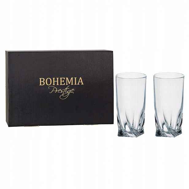 Bohemia Prestige Quadro Sklenice Na Vodu Long 350 ML (6 Ks)
