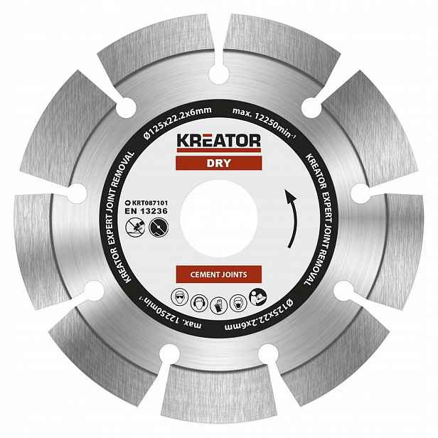 Kreator KRT087101 Diamantový kotouč brusný 125mm Expert 6mm Segment