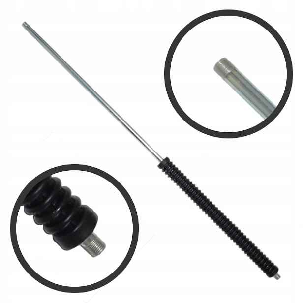Přímá lanka 500 mm studená voda 1/4"AG nerezová ocel Karcher Kranzle