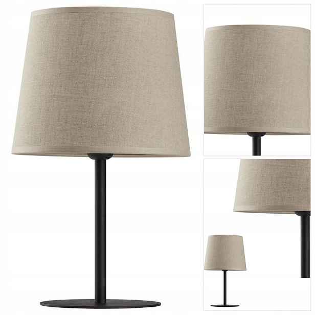 Stolní lampa Chicago černá klasická vedle křesla ve čtení Tk Lighting