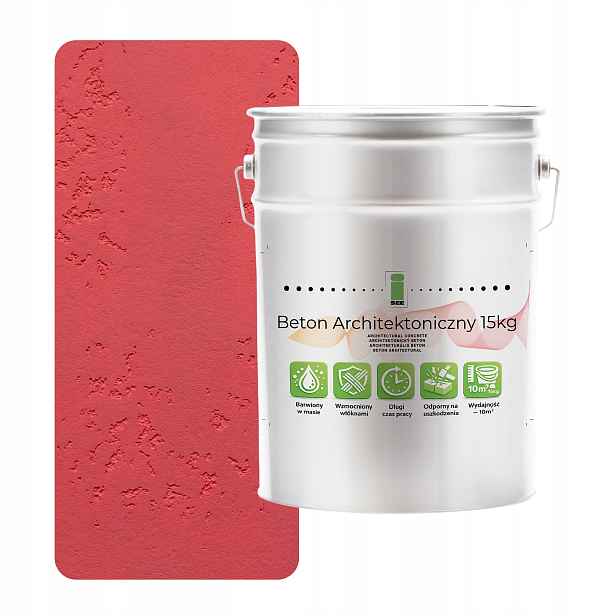 Vnitřní architektonický beton 15 kg Růžový H3631 Loftový efekt