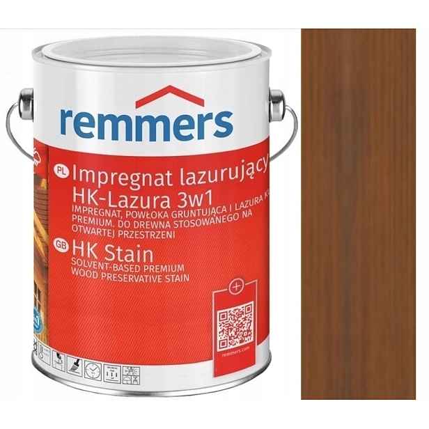 Remmers Hk-lasur Lazura na dřevo 5L Impregnační lazura ořech 2260
