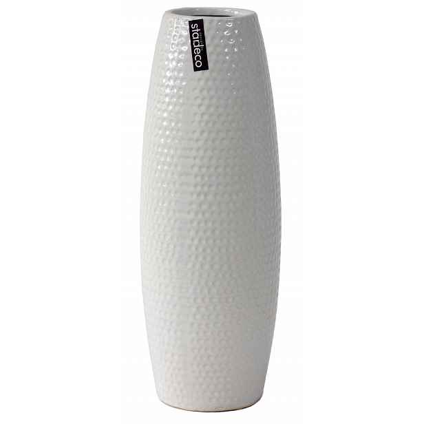 Váza Amber 33 cm, bílá
