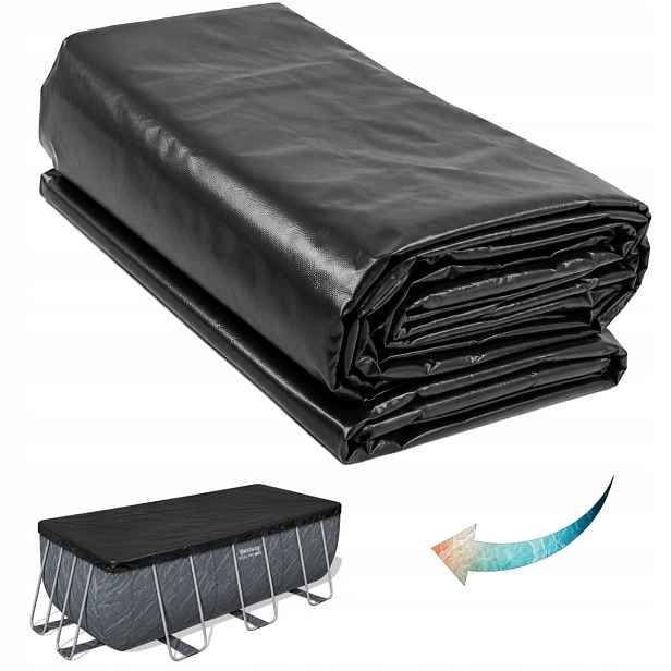Krycí Plachta zahradního bazén pro do bazénu Bestway Steel Pro Max 412 x 201