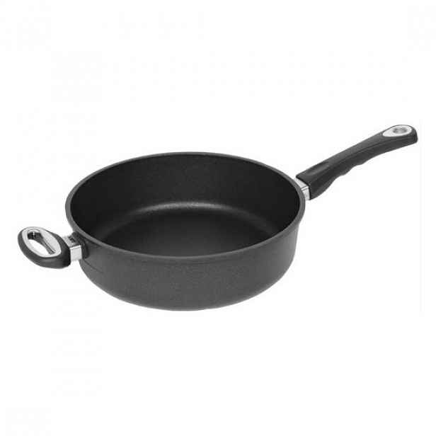 Pánev hluboká, hliník, 28 cm, výška 8 cm, se 2 držadly - AMT Gastrogus
