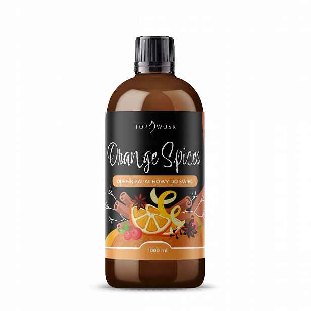 Vůně do svíček parafínového vosku Orange Spices 1000 ml vonný olej