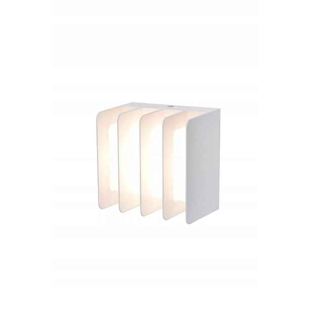 Venkovní nástěnná Led lampa bílá Lutec