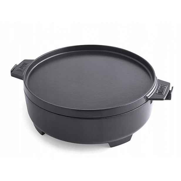 Weber Litinový hrnec 2v1 Gbs, 8857