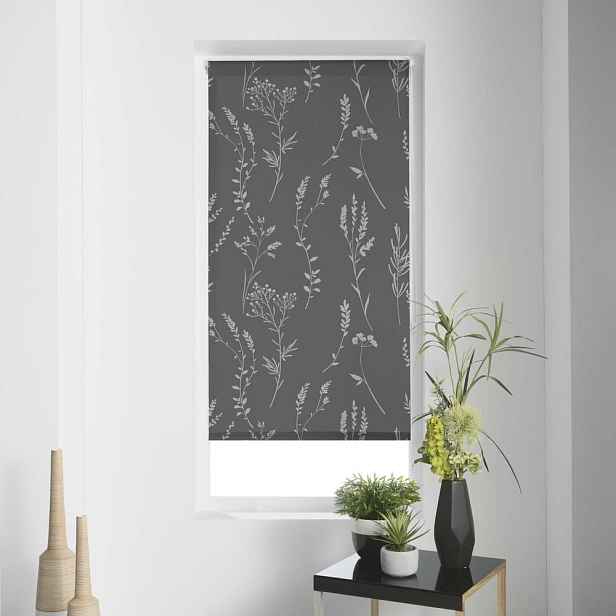 Antracitová textilní roleta 60x180 cm Forelista – douceur d'intérieur
