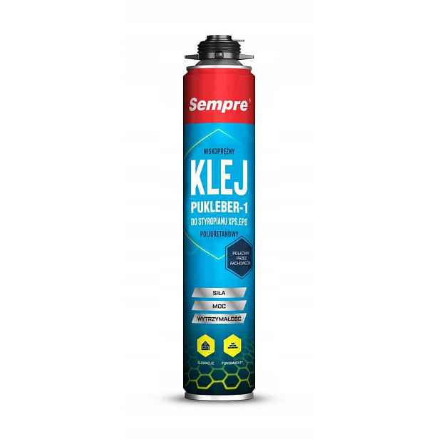 Lepidlo na polystyren Pukleber 1 polyuretanové 750 ml Eps Xps