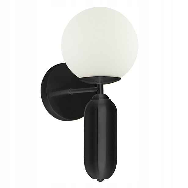 Nástěnná lampa do obývacího pokoje, nástěnná lampa černá do předsíně, Aldeva