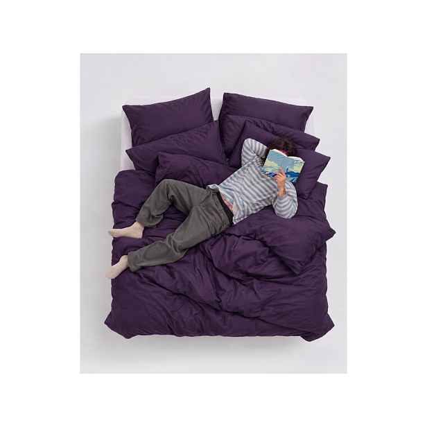 Povlak na přikrývku Lejaan Velvet Plum Rozměr přikrývky: 140 × 220 cm