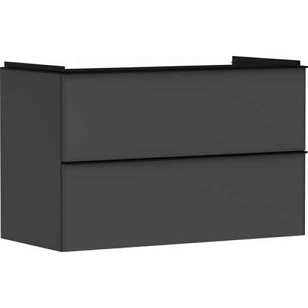 Skříňka pod umyvadlo bez umyvadla Hansgrohe Xelu Q 98x62,5x47,5 cm šedá matná 54032670