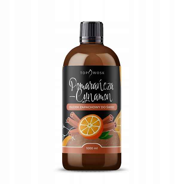 Vůně do voskových svíček parafín Pomeranč-skořice 1000 ml