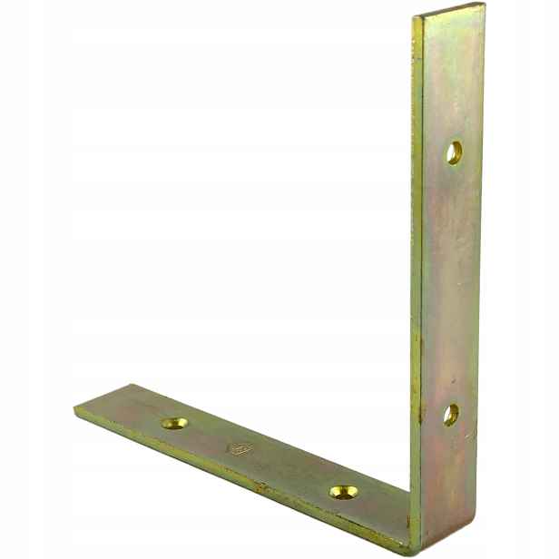 Úhelník úzký tesařský spojovací díl KW7 pozink silný ocel 150x150x25 mm 50 ks