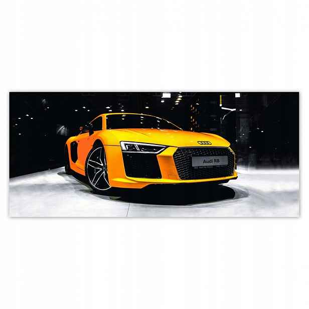 Fototapety 211x91 Žluté Audi R8