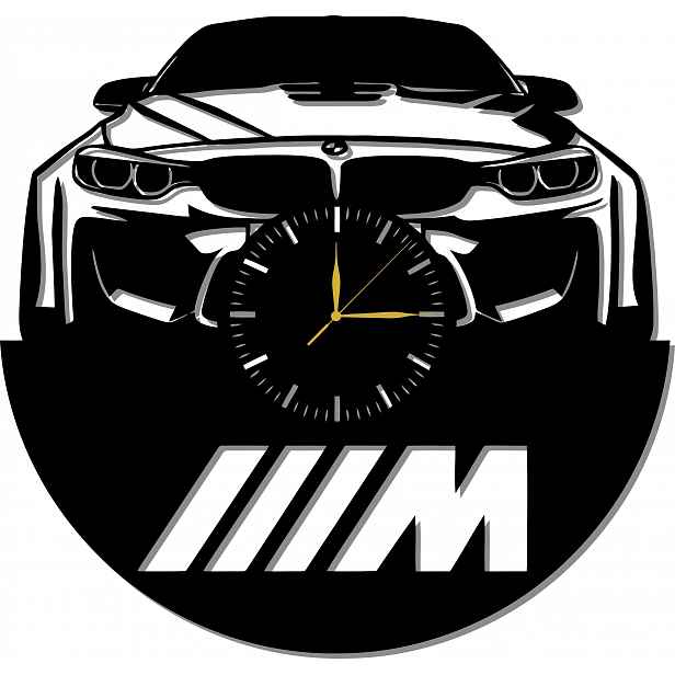 Prolamované Hodiny Bmw M-pack 70 CM XXL! 17 Barev