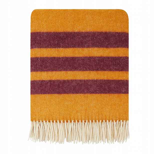 Vlněná deka teplá 100% vlna 140x200 Cozy Blankets
