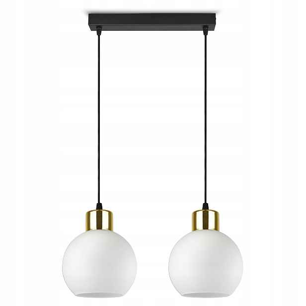 Závěsná lampa Lustr Skleněné Mléčné koule Led