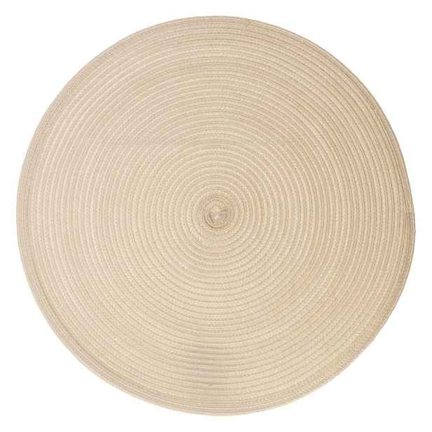 ATMOSPHERA Kulaté prostírání Braid 38 cm béžové