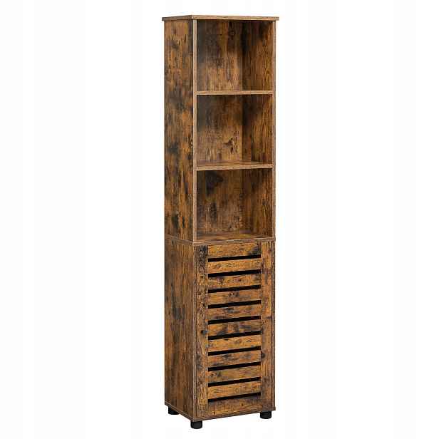 Regál na knihy kancelářská skříňka sloupek Loft 167 cm