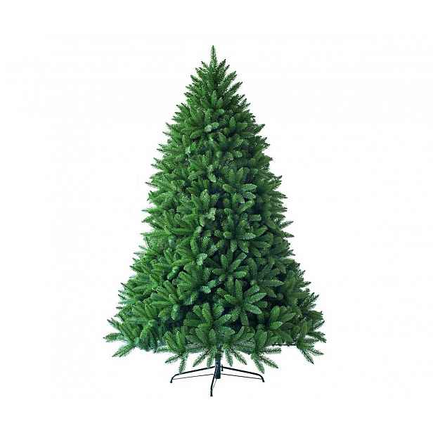 Umělý vánoční stromeček 225 cm s kovovou základnou smrk Costway