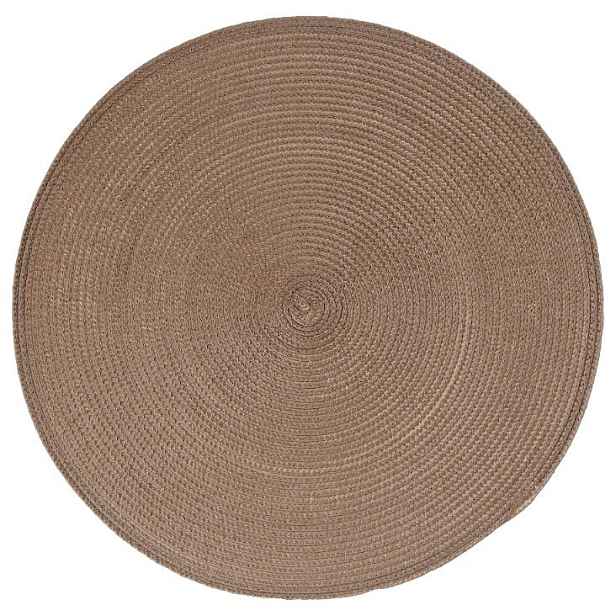 ATMOSPHERA Kulaté prostírání BRAID 38 cm taupe
