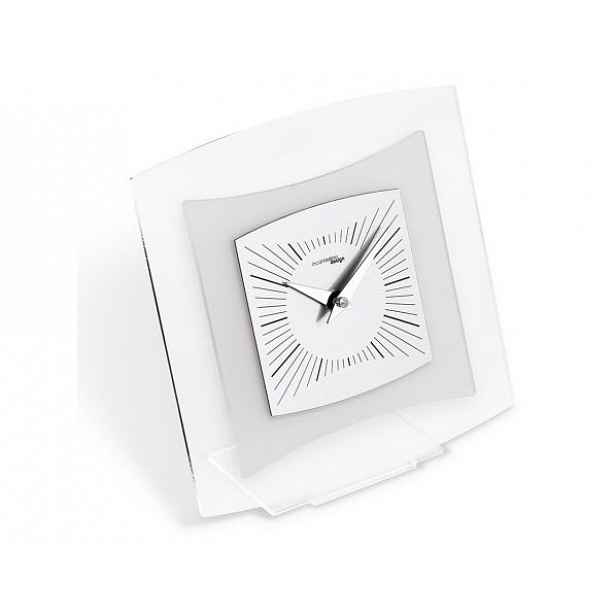 Designové stolní hodiny I805M chrome IncantesimoDesign 20cm