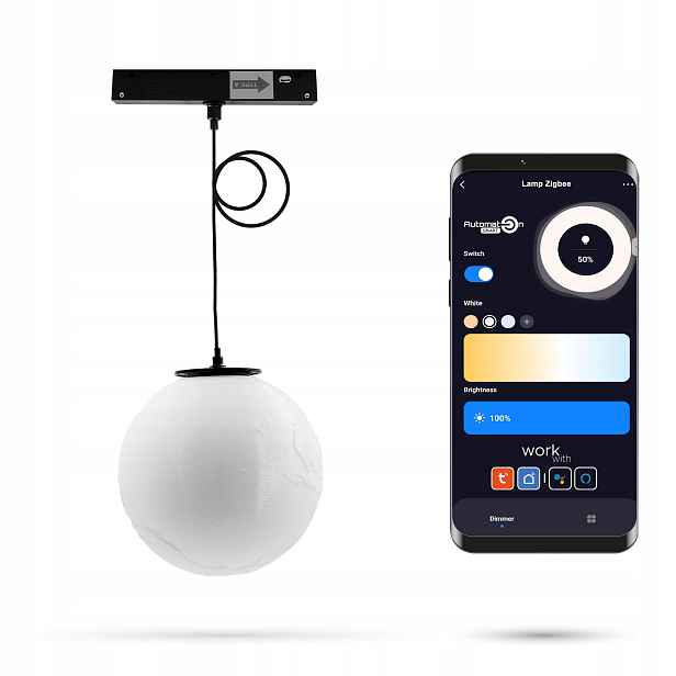 Zemní lampa Zigbee pro magnetické lišty Smart Track 48VDC