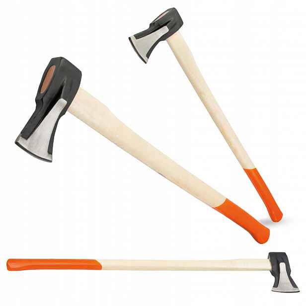 Sekera 2000g štípací dřevěná násada 900mm 50 HRc Polax