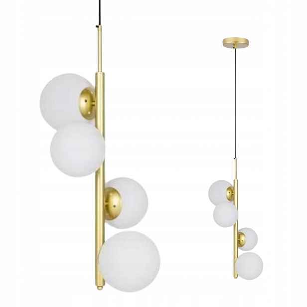 Stropní svítidlo do obývacího pokoje mosaz Závěsné svítidlo koule Zwis Cordel Candellux