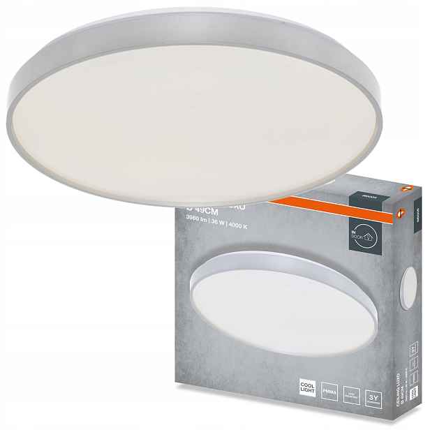 Stropní Svítidlo Led Stropní Svítidlo Nástěnné svítidlo Panel 36W 1980lm 4000K Osram