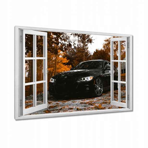 Obrazy 120x80 Černé Bmw Podzim