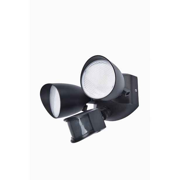 Lutec Shrimp venkovní nástěnné svítidlo Led 23,5W 1700lm 4000K IP54 černé