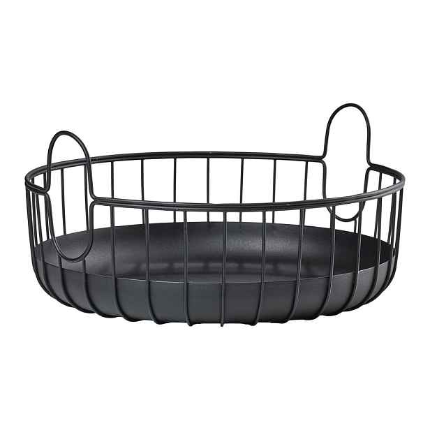 Drátěný kovový košík ø 38x18 cm Inu – Zone