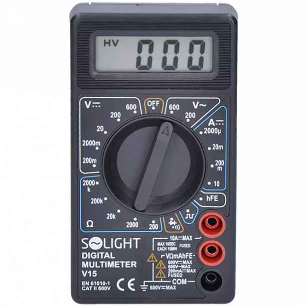 Multimetr max AC 500V max DC 500V/10A