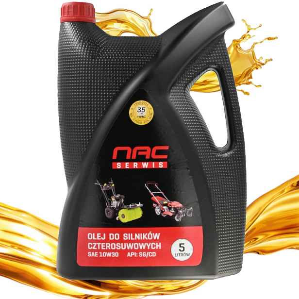 Olej Pro Motor Sekačky 10W30 Nac 5 L Pro Motory 4T Agregátu Kultivátoru