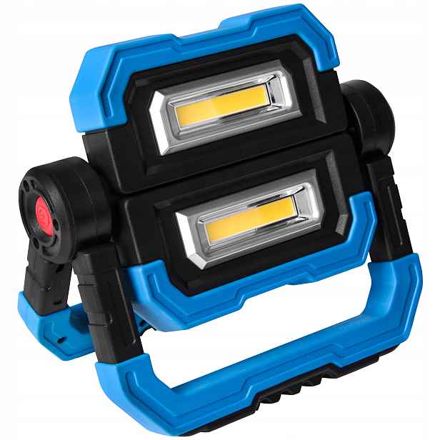 Přenosný Led halogenový zářič 4500K bílý neutrální akumulátor Xudo
