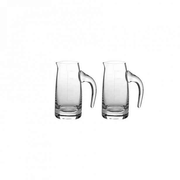 TEMU 2 ks 100ml Evropský Whisky - Transparentní sklenice na Baijiu s rukojetí a stupnicí, domácí sklenice na vodka a koktejly