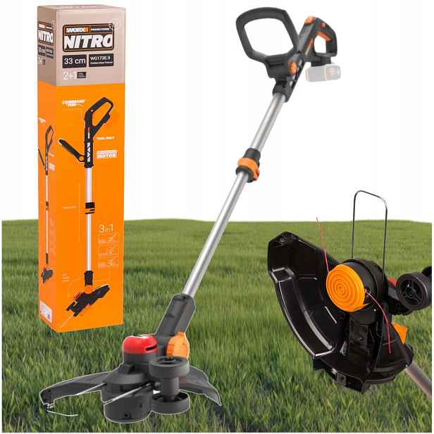 Worx WG173E.9 Aku Vyžínač 3v1 33CM 20V 1096MM