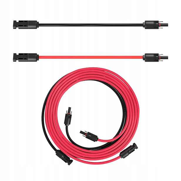 Prodlužovací Kabel MC4 4 mm (2x5 m) Pro fotovoltaické panely