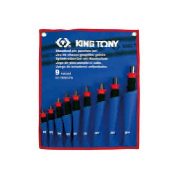 Sada jehlových vyrážečů 9 ks King Tony 1009GPN