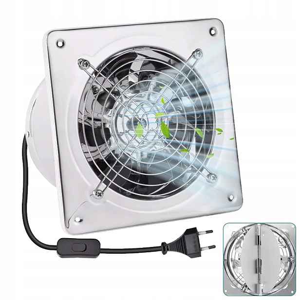 Ventilační ventilátor 150 MM, 6palcový odtahový ventilátor, ventilátor