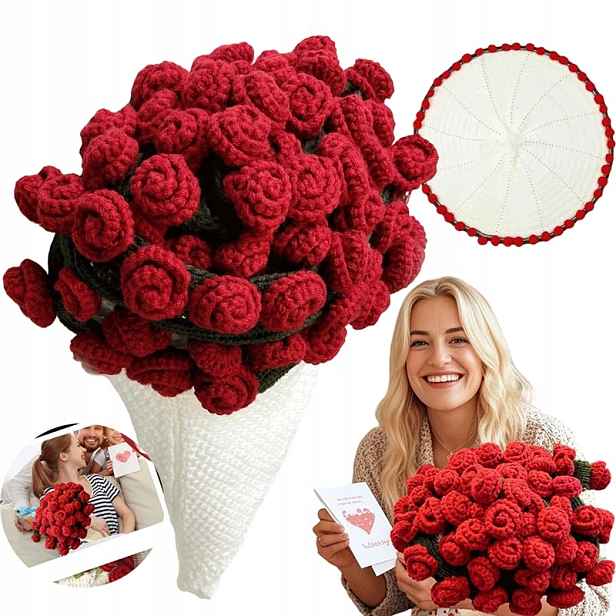 Polyesterová Deka 120 CM Červená Kytice Růží Je Měkká A Prodyšná