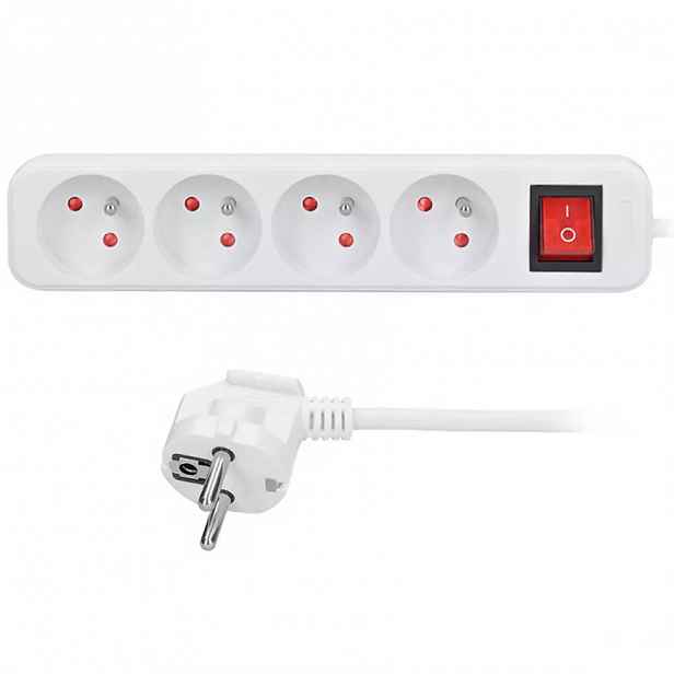 Prodlužovací přívod 4Z 3x1 mm2 vypínač délka 3 m