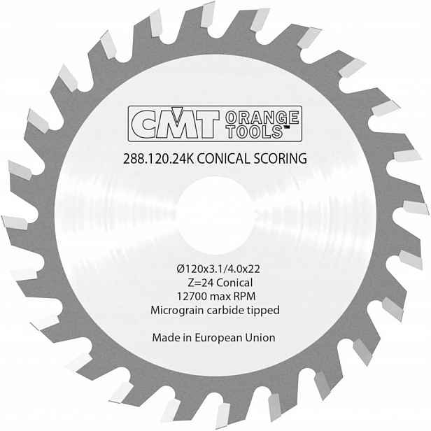Cmt Trapézový podřezávač 120x22x24Z 3.1 4.0 mm