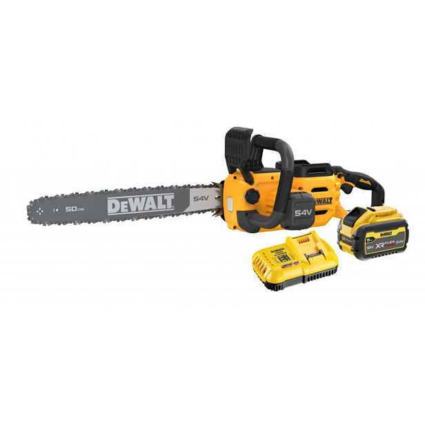 DeWALT - 54V AKU řetězová pila 50 cm, 1x aku 9,0 Ah FLEXVOLT, nabíječka DCMCS575X1